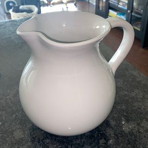 Large ceramic glass pitcher made in Italy